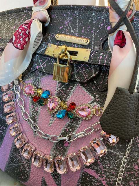 NY Large Bag                                         Super accessoriata, con doppia lavorazione