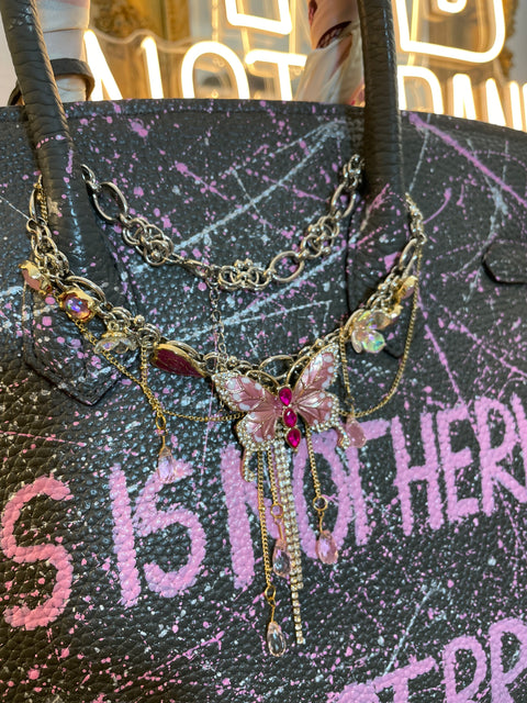 NY Large Bag                                         Super accessoriata, con doppia lavorazione